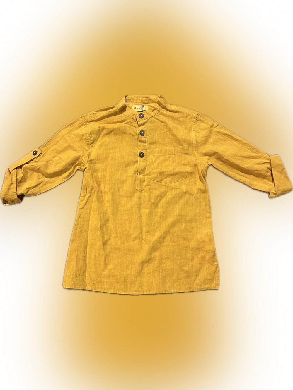 Akkriti 3-4 Years Yellow Shirt